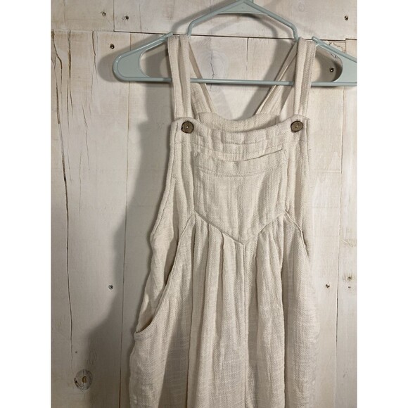 Free People Free-Est Sun-Drenched Overalls Jumpsuit Wide-Leg Slouchy XS 282016 - Picture 1 of 8
